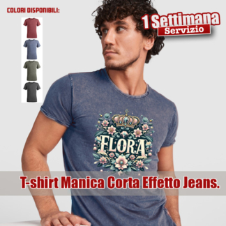 Magliette effetto jeans